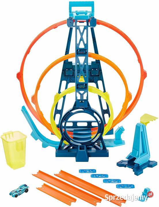 Zestaw Tor 3 Pętle Autka HOT WHEELS Potrójna