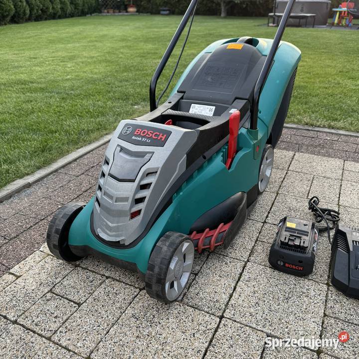Kosiarka akumulatorowa Bosch Rotak 37Li z koszem Kosiarki akumulatorowe