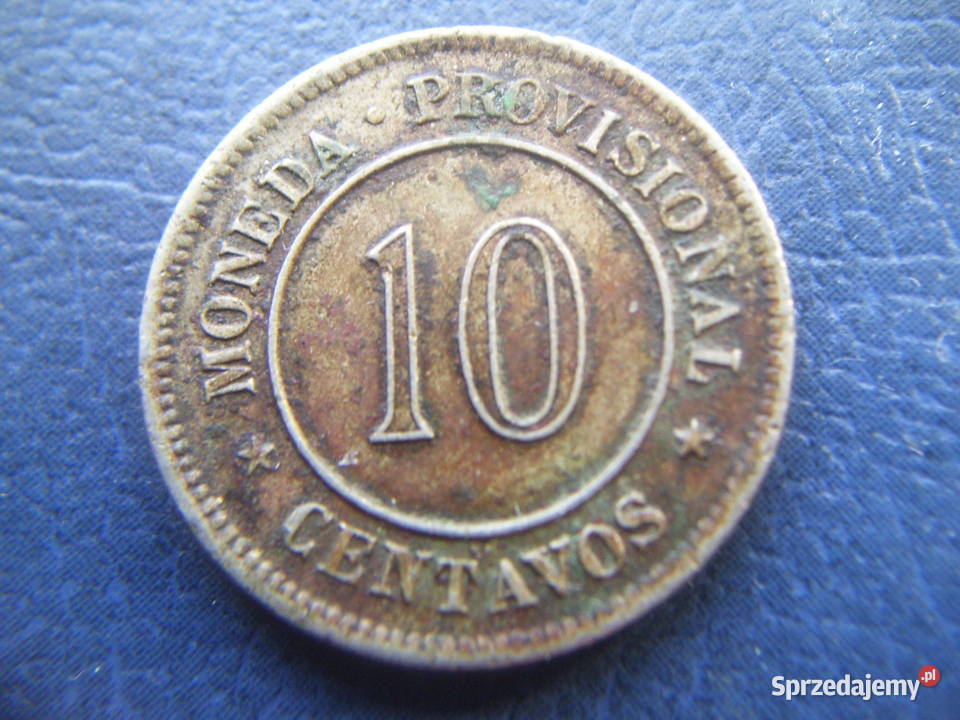 Stare monety 10 centavo 1880 Peru Lesko