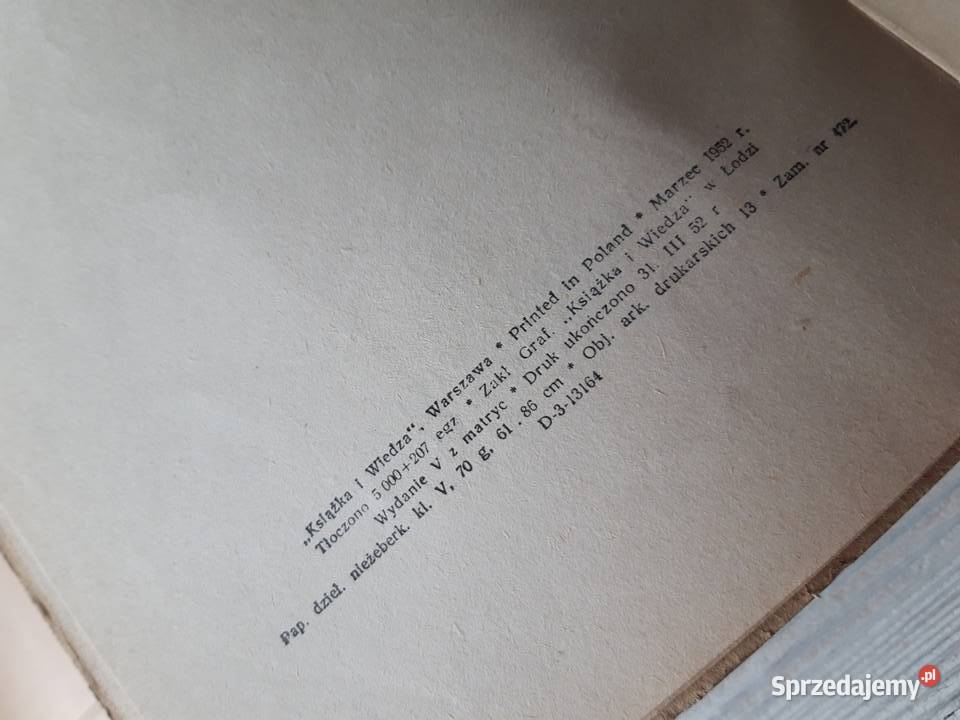 Ziemia Elżbiety Pola Gojawiczyńska 1952 sprzedam