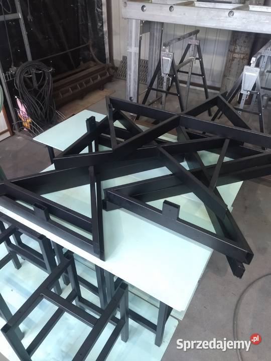 Stół loft kuchenny 120x70 Złoty dąb Własna śląskie Tychy