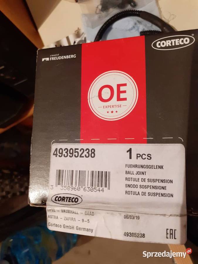 Sworzeń wahacza OpelSaab Corteco osobowe Sworznie wahaczy Łódź