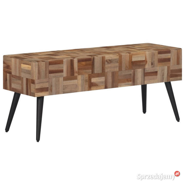Ławka 110x35x45 lite drewno tekowe z odzysku mazowieckie Warszawa sprzedam