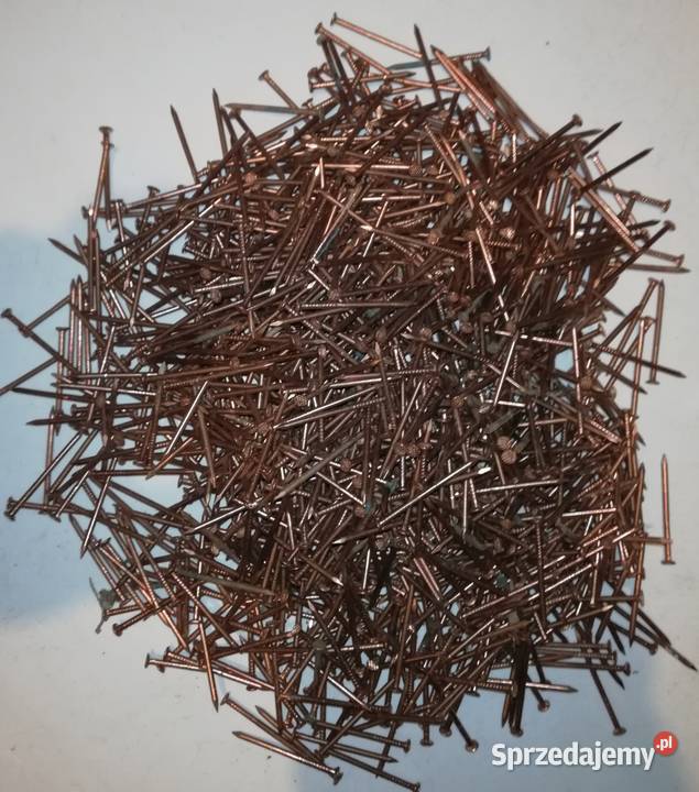 Gwoździe miedziane 35 1200 sztuk Warszawa