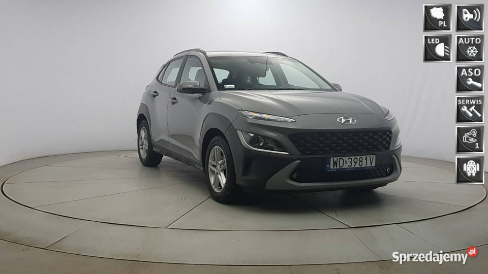 Hyundai Kona 10 TGDI Comfort Z Poslkiego Salonu elektryczne lusterka Warszawa