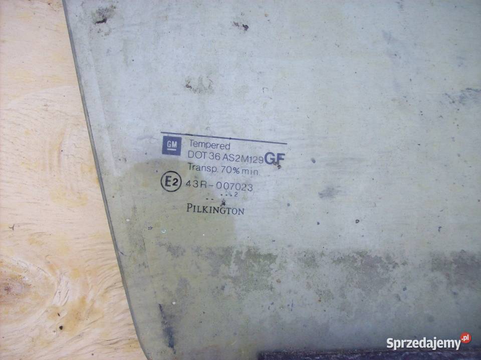 Astra II G Szyba drzwi prawy przod przednia