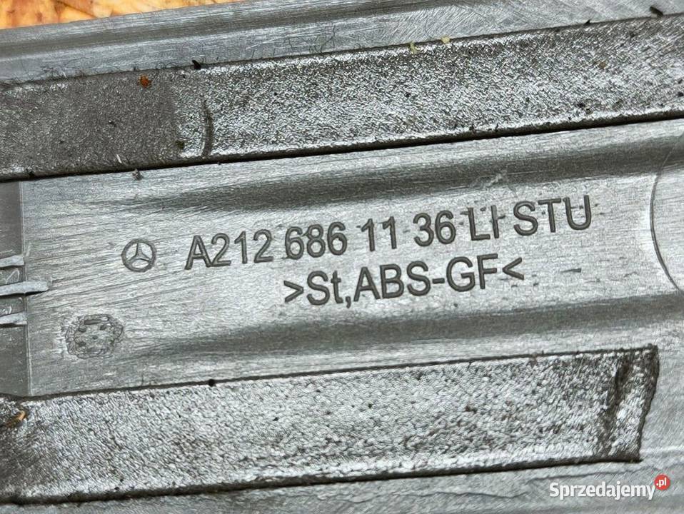 Listwy Ozdobne Nakładki Progowe Mercedes W212 Pleszew