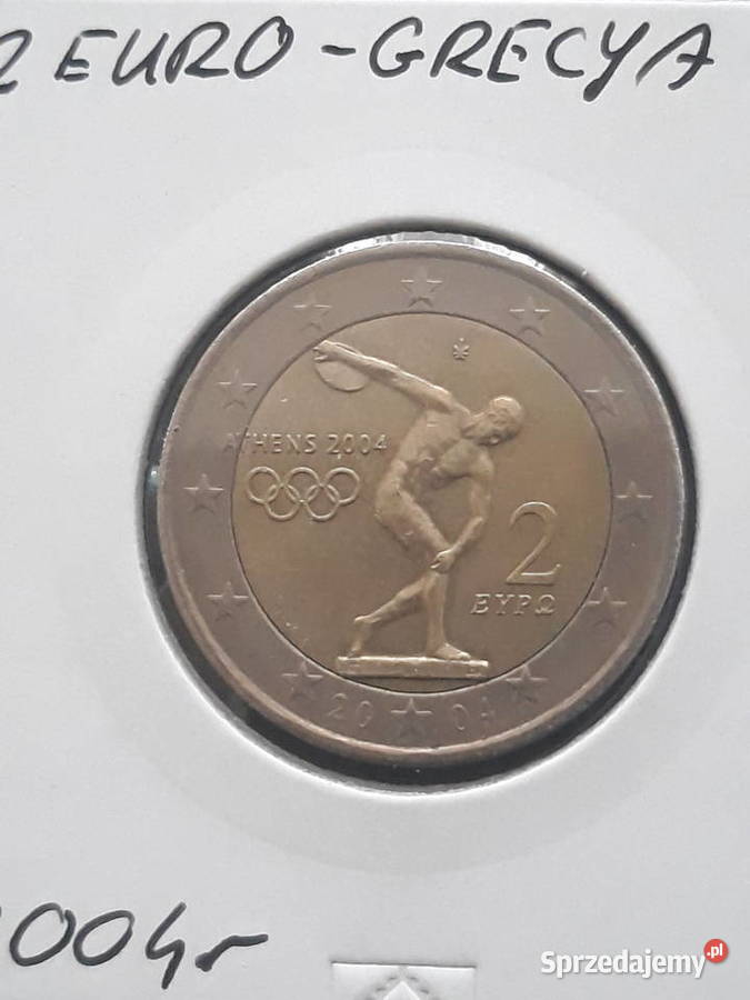 2 Euro Grecja 2004 Olimpiada Ateny 2004 Numizmatyka