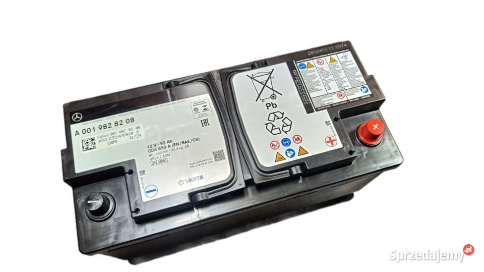 Akumulator Rozruchowy 12V OE Mercedes 92Ah 850A osobowe Lublin