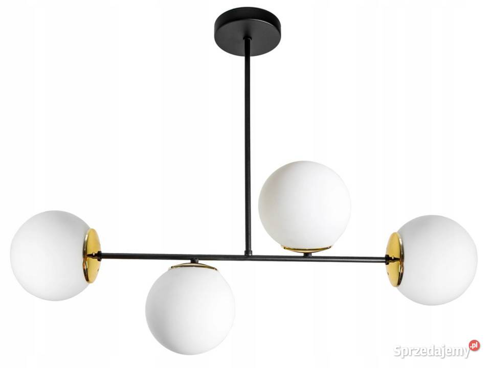 LAMPA WISZĄCA SUFITOWA 4 Kule szklana ŻYRANDOL podlaskie Choroszcz