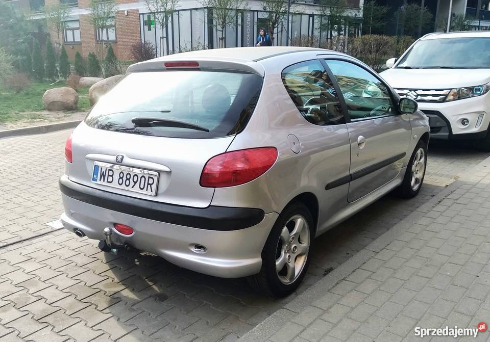Peugeot 206 GTI S16 20 16V fajny hothatch wspomaganie kierownicy Warszawa