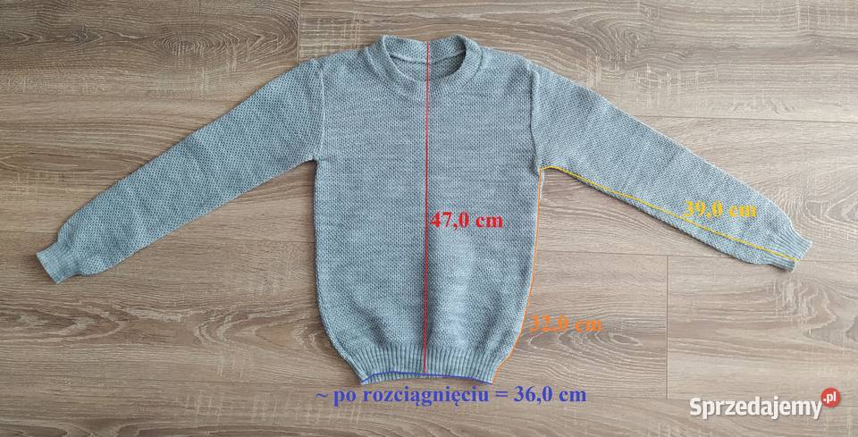 Sweter dziecięcy szary 8 lat+ sprzedam