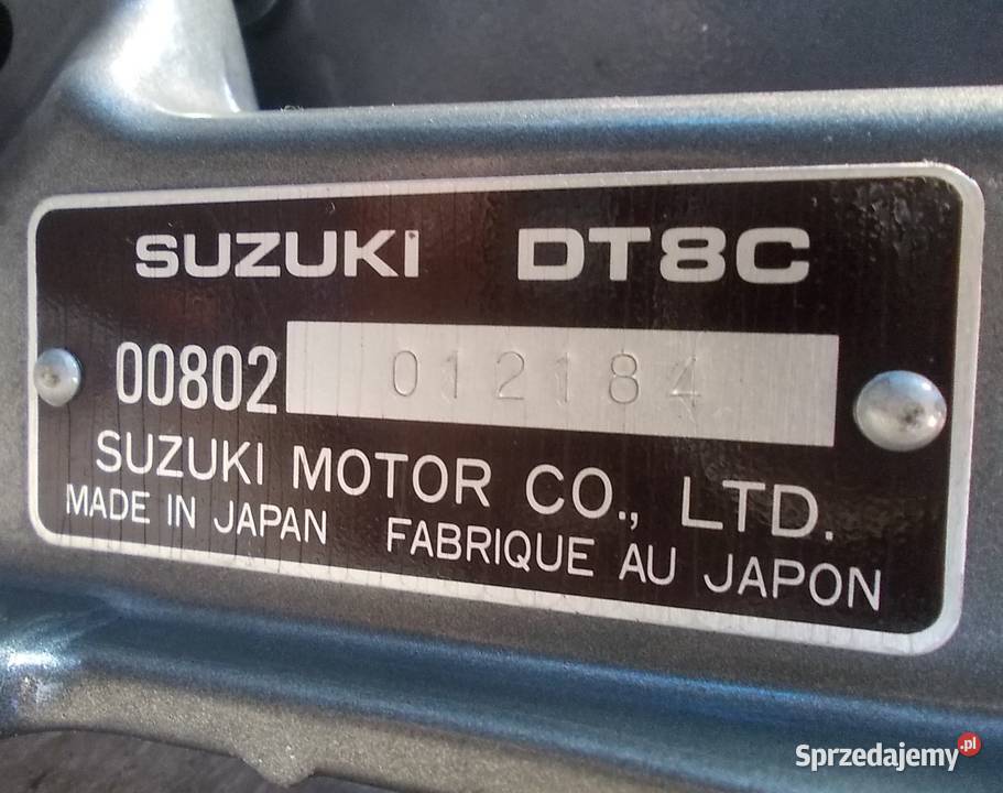 SUZUKI DT8C 8 silnik zaburtowy L 2T rumpel Leszno