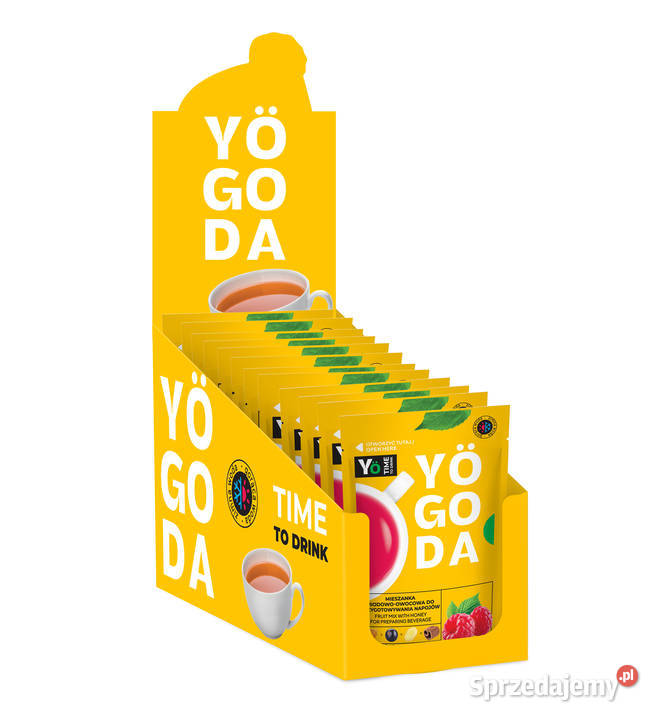 Herbata owocowa Yogoda Malina bez cukru Box 14 świętokrzyskie Kielce sprzedam