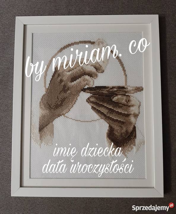 Obrazek haft komunia Czerwionka-Leszczyny sprzedam