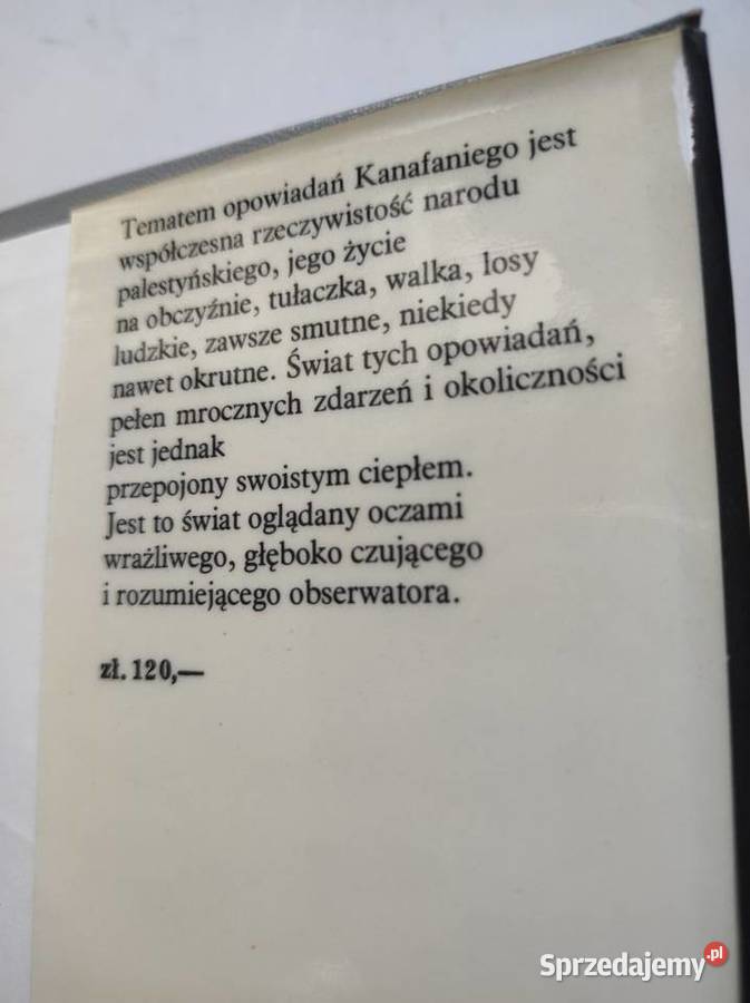 Głowa kamiennego lwa Ghassan Kanafani Pozostałe Kultura i Rozrywka Kielce