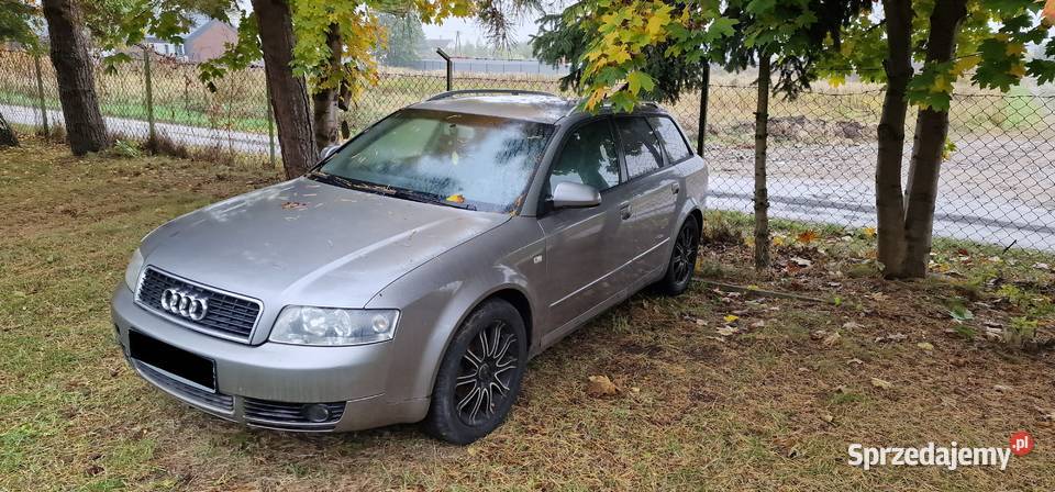 Audi A4 b6 silnik 19 BKE i inne części samochodu uszkodzony Warszawa