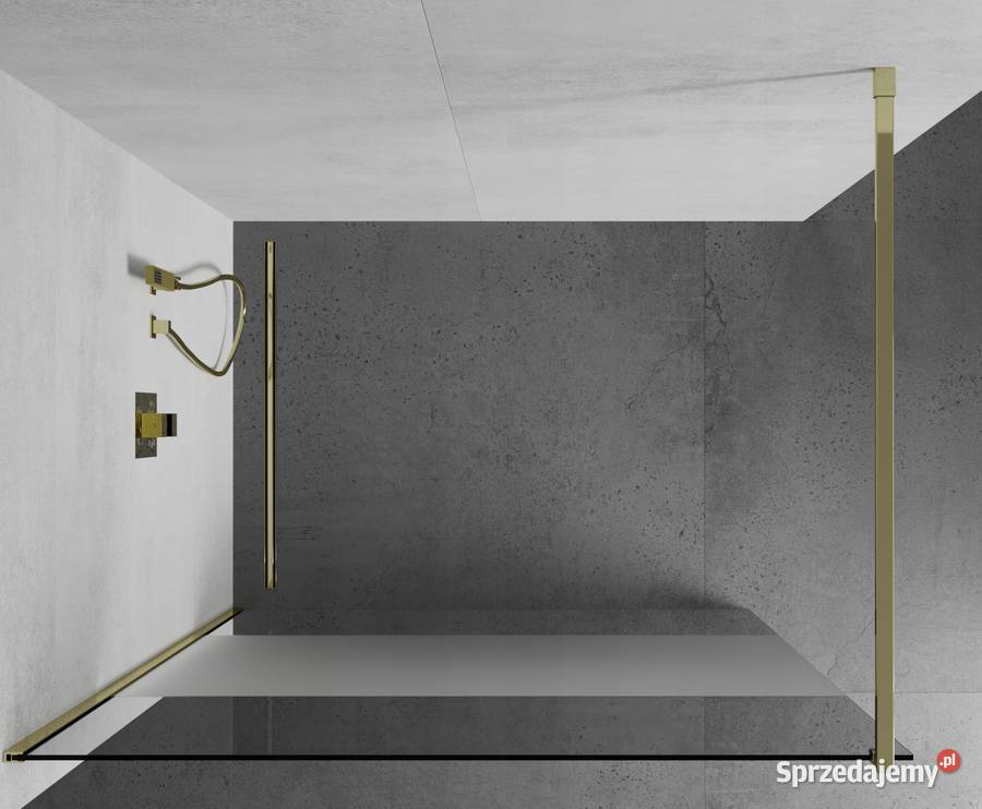 Ścianka Prysznicowa ZŁOTA Gold rozmiary szkło 8 ścienny Choroszcz sprzedam