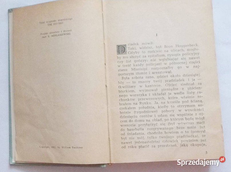 ksiązka Koniokrady William Faulkner Faulkner Pozostałe Olsztyn