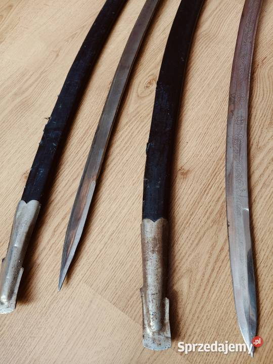 Szable sygnowane długie oryginalne świętokrzyskie Sandomierz