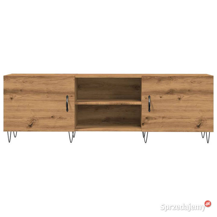 Szafka TV dąb artisan 150x30x50 materiał mazowieckie