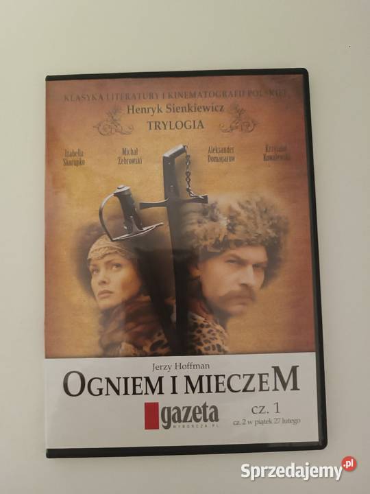 Ogniem i Mieczem Film DVD Komplet dwie płyty Filmy kujawsko-pomorskie Bydgoszcz