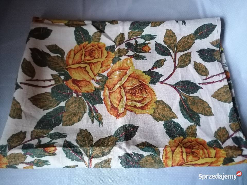 Tkanina lniana 3 szale rozmiar każdego zielony łódzkie Łódź sprzedam