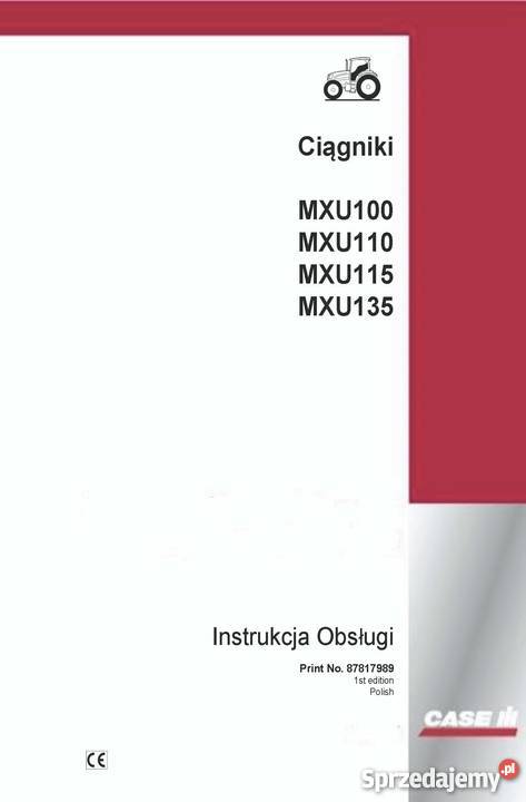 Instrukcja obsługi Case MXU j polski Szamotuły