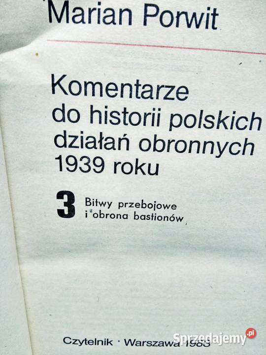 Komentarze do historii polskich działań mazowieckie Warszawa