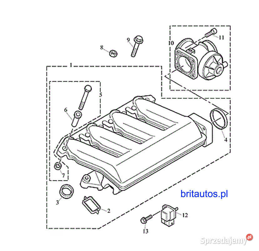 ROVER 75 MG ZT USZCZELKA KOLEKTORA SSĄCEGO Poznań sprzedam