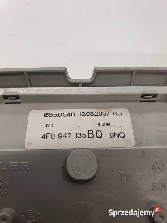 LAMPKA OŚWIETLENIE KABINY AUDI A6 C6 4F0947135BQ śląskie Przystajń