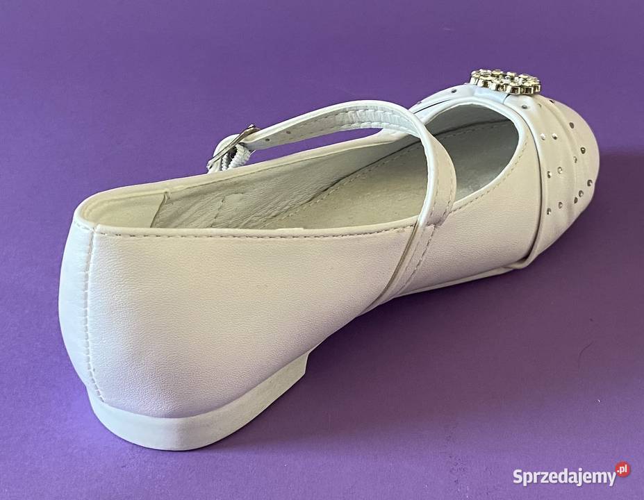 Dziewczęce białe baleriny rozmiar 29 1319 Żyrardów