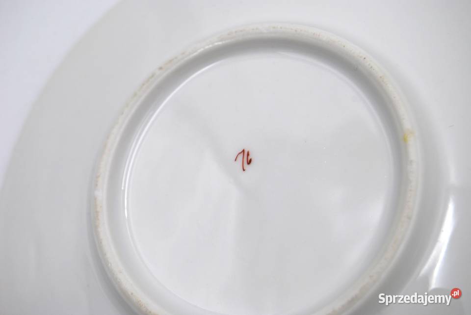 Porcelana KPM zestaw 4 filiżanek ze spodkiem Poznań