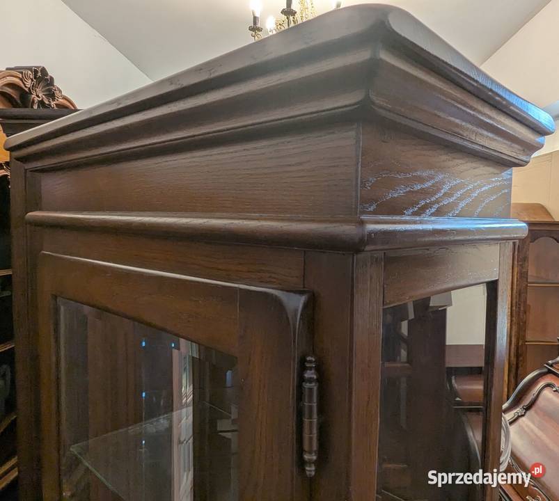 Witryna serwantka kolonialnaszer 675 sklep Antyki, Sztuka, Kolekcje Dąbrowa Górnicza