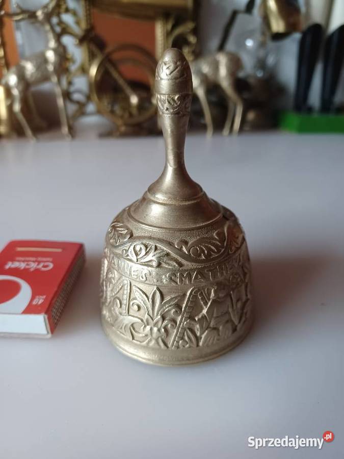 Piękny dzwonek mosiężny Poznań sprzedam