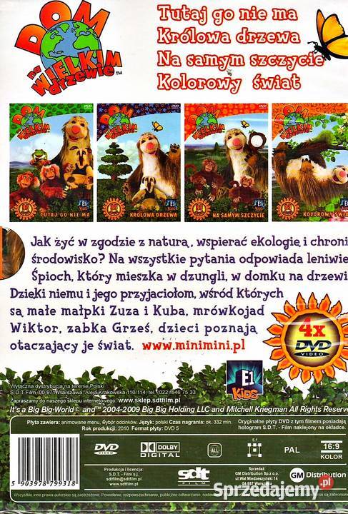 DOM NA WIELKIM DRZEWIE 4 DVD BOX Kalisz