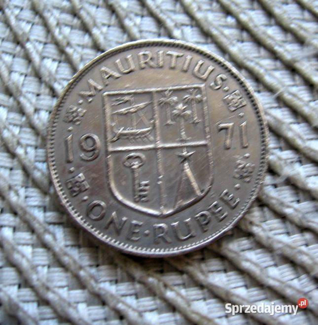 Mauritius Brytyjski 1 Rupia 1971r Kalisz