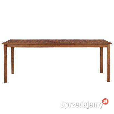 vidaXL Stół ogrodowy 200x100x74 lite drewno Warszawa