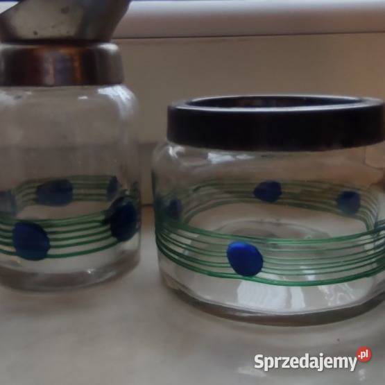 Piękny zestaw Art Noveau Poschinger Glass Gniezno