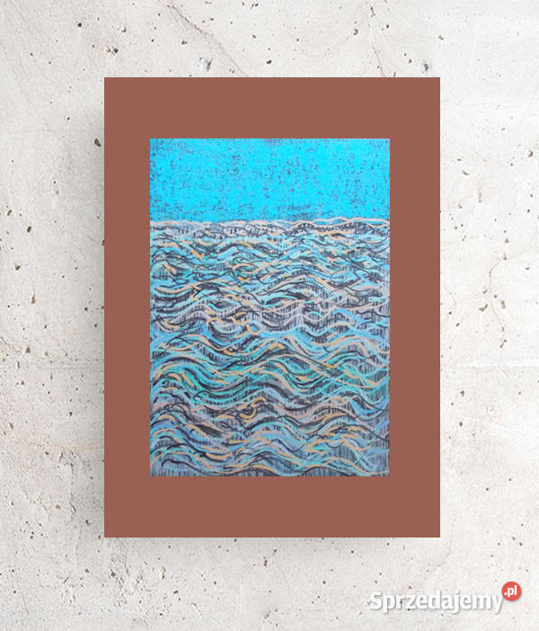 nowoczesny rysunek do domu morze pejzaż 30x40 Obrazki i obrazy sprzedam
