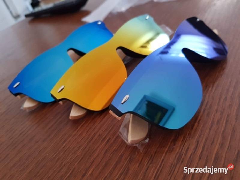 Drewniane Lustrzane Okulary Przeciwsłoneczne 6x wielkopolskie Poznań sprzedam