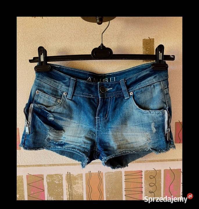 YORKER dżinsowe spodenki jeansowe szorty z Leszno
