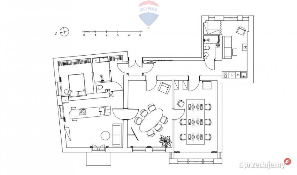 Stylowe mieszkanie biuro kamienica balkon Łazarz 117.7m2 Sprzedaż wielkopolskie
