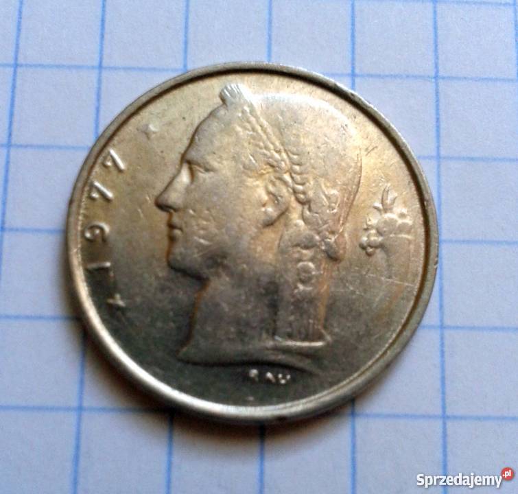 1 FRANK 1977 BELGIA lubelskie Parczew sprzedam