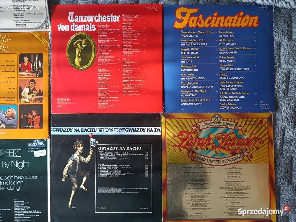 9 albumów winylowych ze standardami światowej wielkopolskie sprzedam