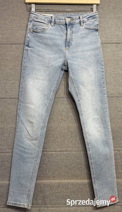 Dziewczęce niebieskie spodnie jeans ZARA rozmiar 14 lat+ Żyrardów sprzedam