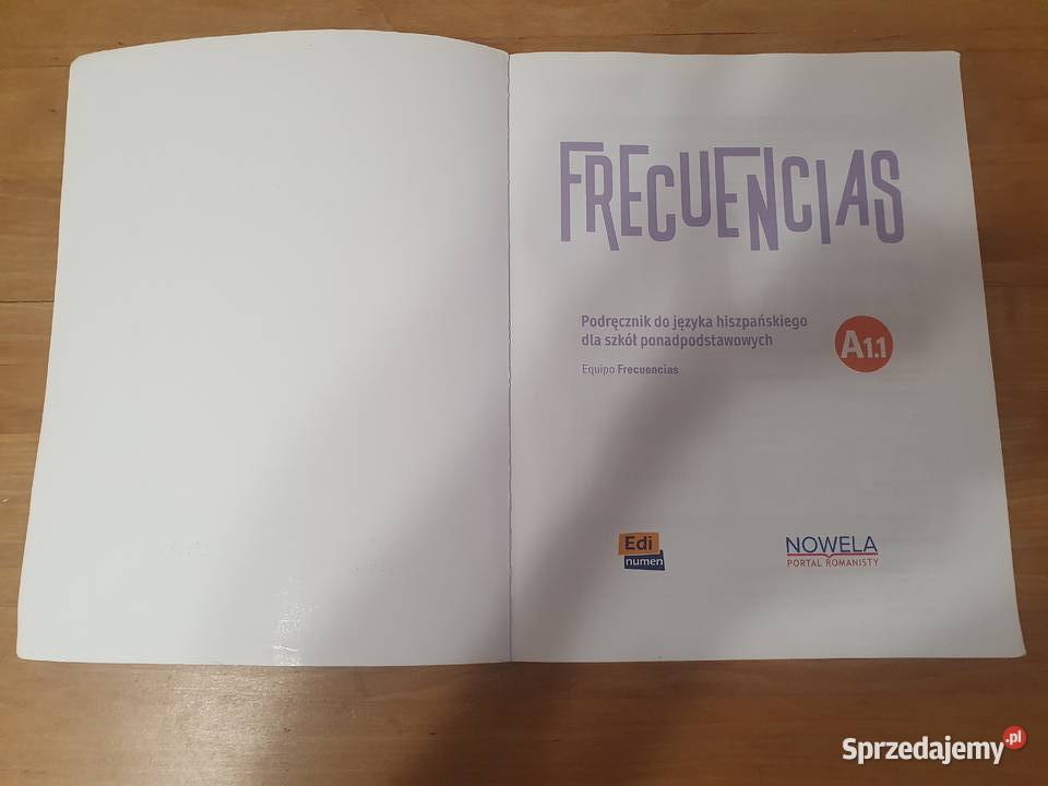 Podręcznik do jhiszpańskiego klasa 1 FRECUENCIAS Pabianice sprzedam