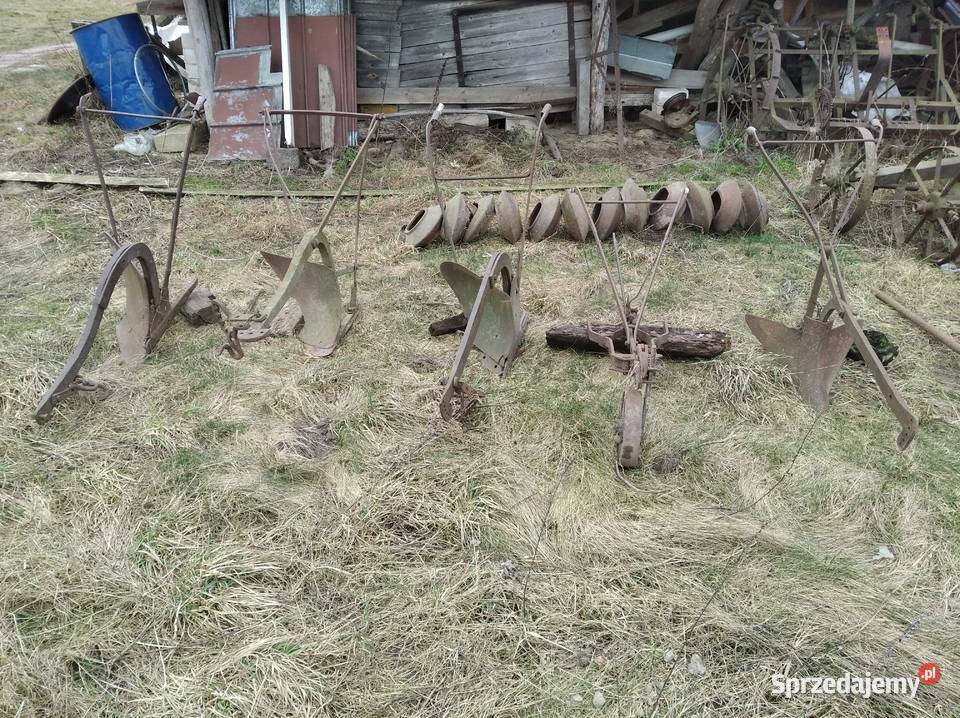 Pług konny kosiarka przewracarka do siana konne