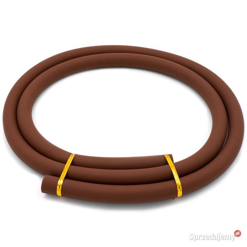 Wąż Silikonowy Fajka Wodnej Sziszashisha Brązowy Antyki, Sztuka, Kolekcje Łódź