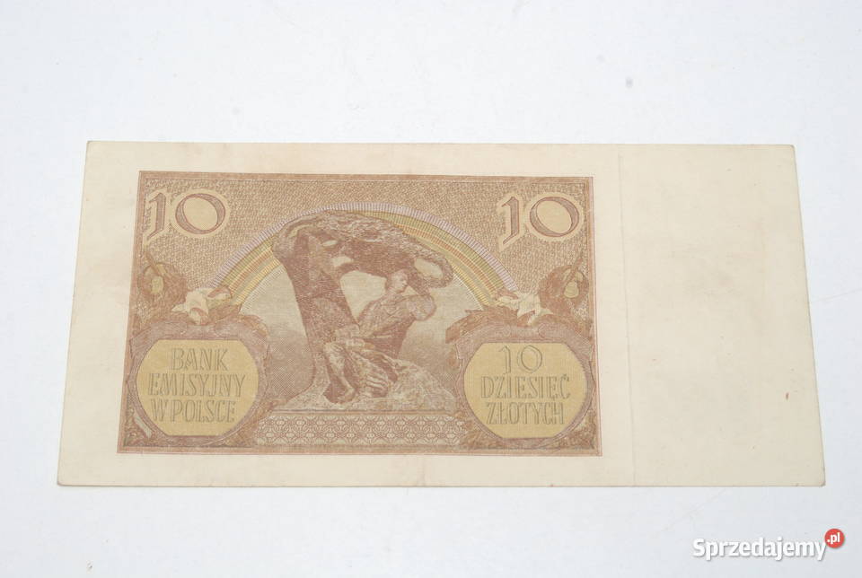 Stary banknot 10 złotych 1940 antyk rzadki Cieszyn